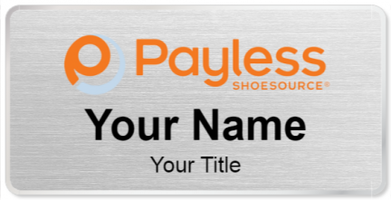 Custom name badges for Payless Shoesource