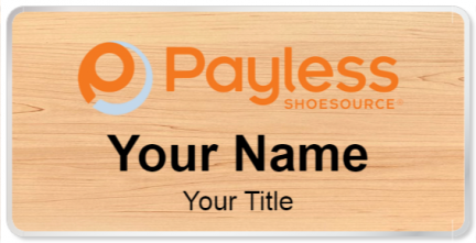 Custom name badges for Payless Shoesource