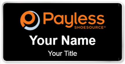 Custom name badges for Payless Shoesource