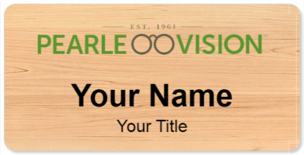 Custom name badges for Pearle Vision Tall