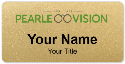 Custom name badges for Pearle Vision Tall