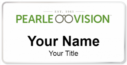 Custom name badges for Pearle Vision Tall