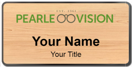 Custom name badges for Pearle Vision Tall