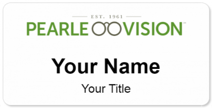 Custom name badges for Pearle Vision Tall
