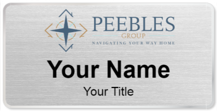 Custom name badges for Peebles Realty