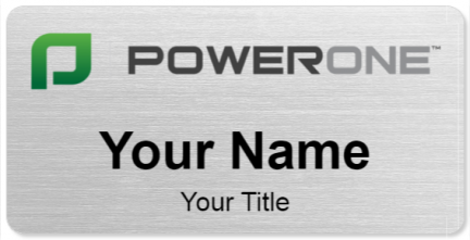 Custom name badges for Power One