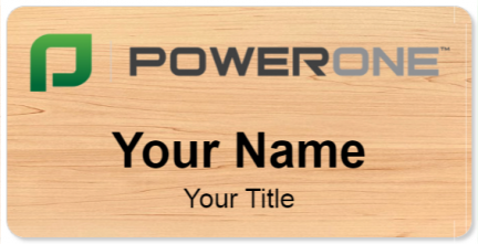 Custom name badges for Power One