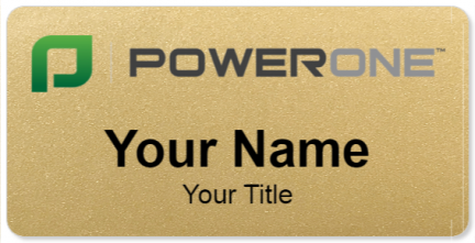 Custom name badges for Power One