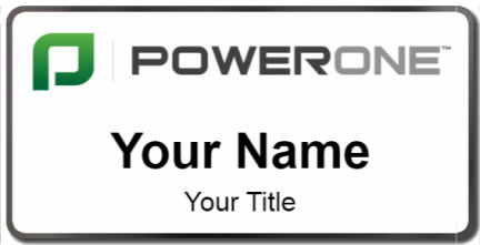 Custom name badges for Power One