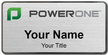 Custom name badges for Power One
