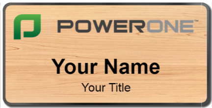 Custom name badges for Power One
