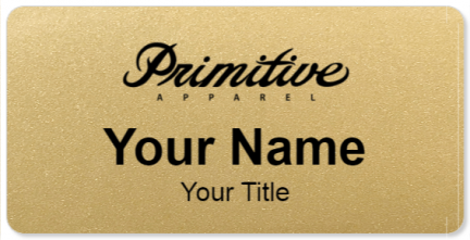 Custom name badges for Primitive Apparel