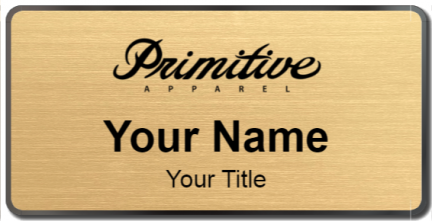 Custom name badges for Primitive Apparel