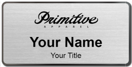 Custom name badges for Primitive Apparel