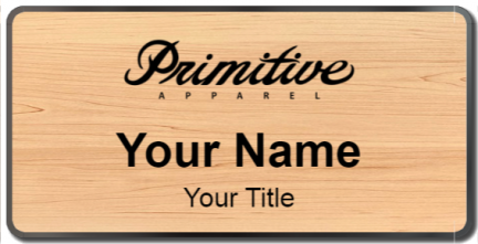 Custom name badges for Primitive Apparel