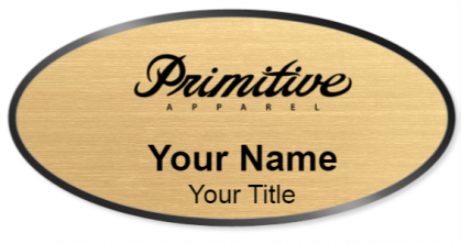 Custom name badges for Primitive Apparel