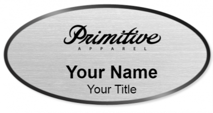 Custom name badges for Primitive Apparel