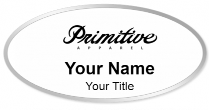 Custom name badges for Primitive Apparel
