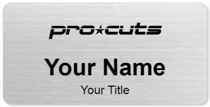 Custom name badges for Pro Cuts