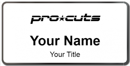 Custom name badges for Pro Cuts