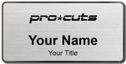 Custom name badges for Pro Cuts