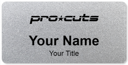Custom name badges for Pro Cuts