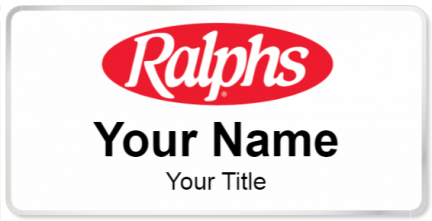 Custom name badges for Ralphs