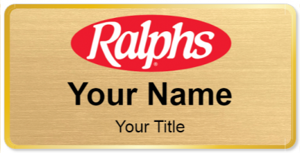 Custom name badges for Ralphs