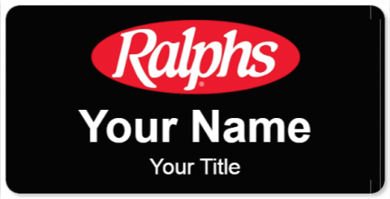 Custom name badges for Ralphs