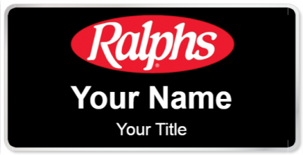 Custom name badges for Ralphs