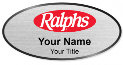Custom name badges for Ralphs