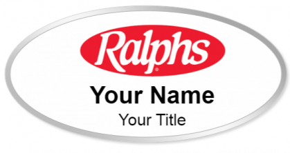 Custom name badges for Ralphs