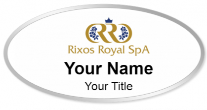Custom name badges for Rixos Royal Spa