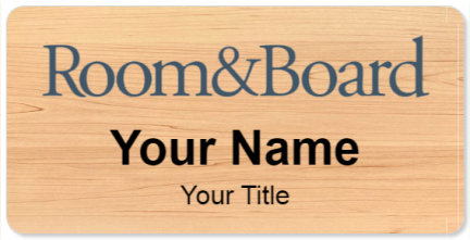 Custom name badges for Room and Board