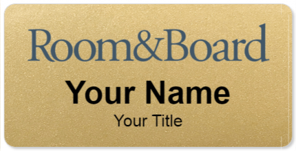 Custom name badges for Room and Board