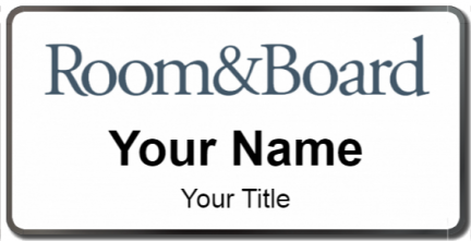 Custom name badges for Room and Board