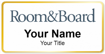 Custom name badges for Room and Board