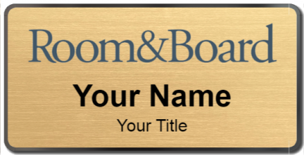 Custom name badges for Room and Board