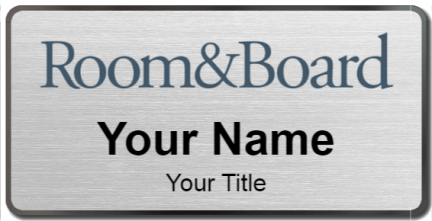 Custom name badges for Room and Board