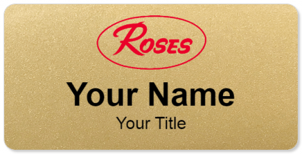 Custom name badges for Roses