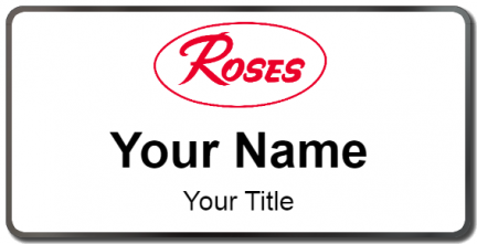 Custom name badges for Roses