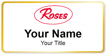 Custom name badges for Roses