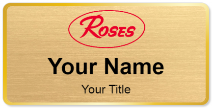 Custom name badges for Roses