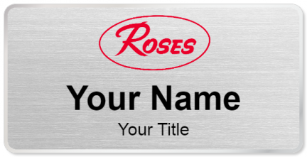 Custom name badges for Roses