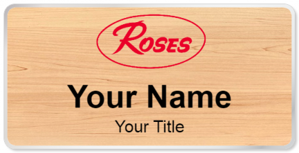 Custom name badges for Roses