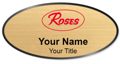 Custom name badges for Roses