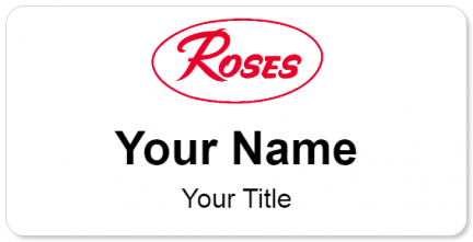 Custom name badges for Roses