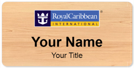 Custom name badges for Royal Carribean International