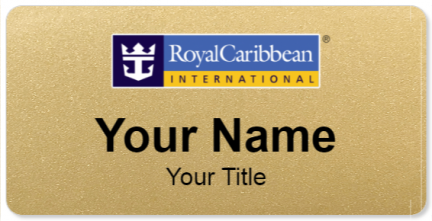 Custom name badges for Royal Carribean International