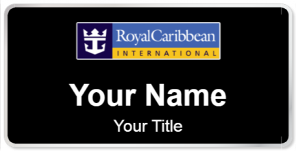 Custom name badges for Royal Carribean International